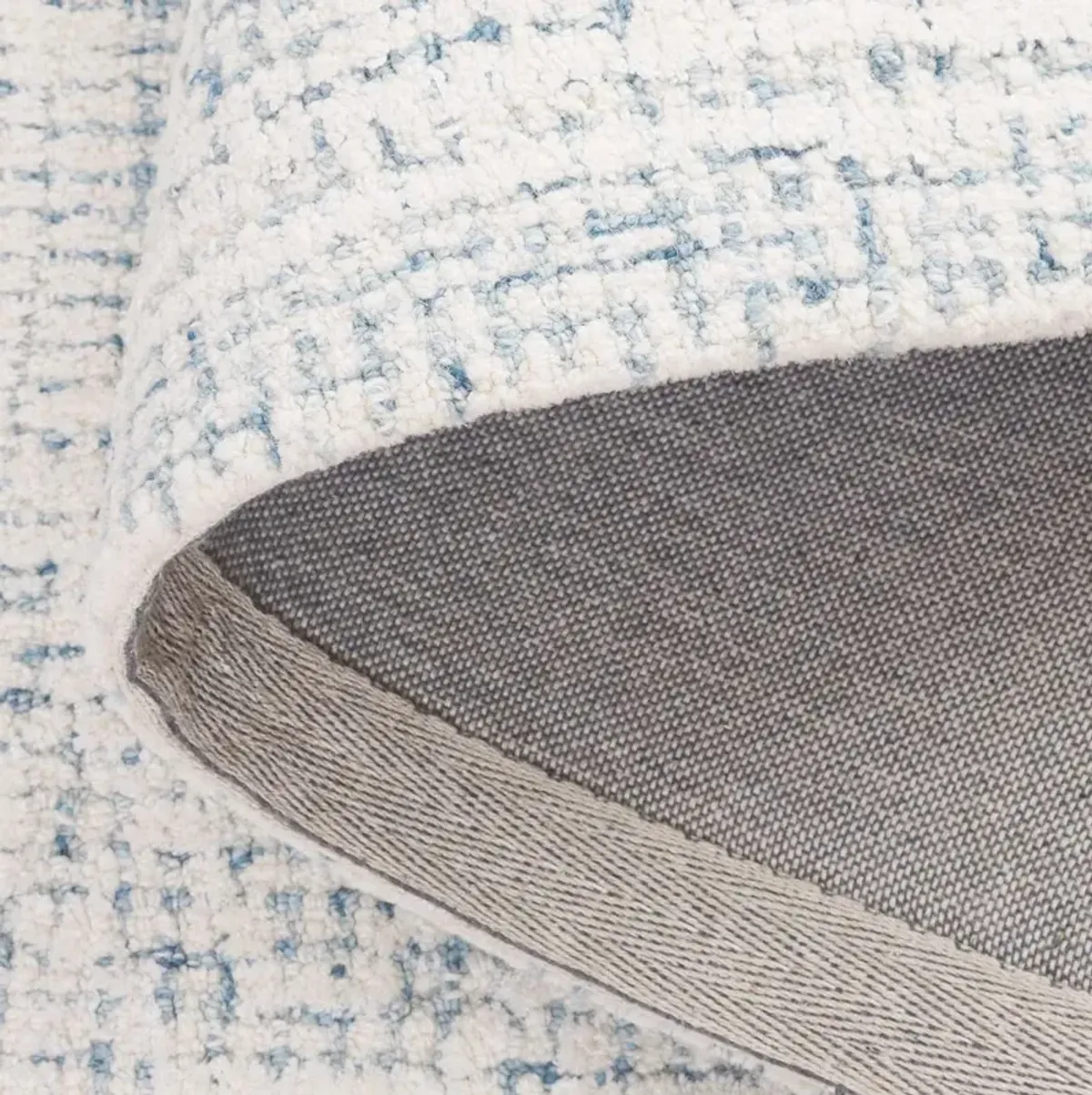 Thea Hand Tufted Rug, Blue/Ivory