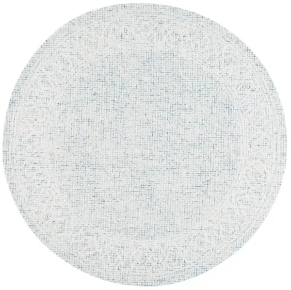 Thea Hand Tufted Rug, Blue/Ivory