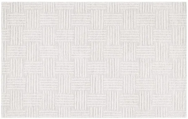 Willa Hand Tufted Rug, Light Grey/Ivory