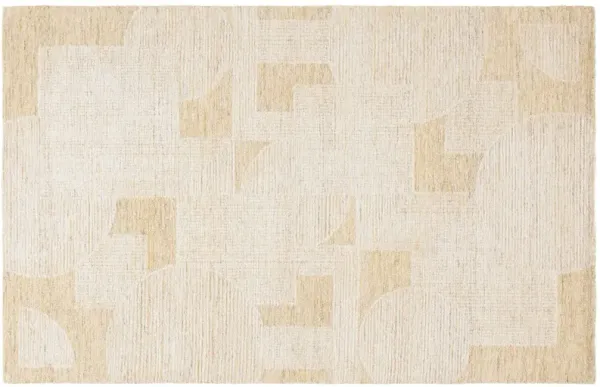 Willo Hand Tufted Rug, Ivory/Green