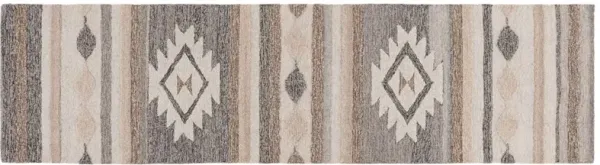 Wyatt Hand Tufted Rug, Brown/Grey