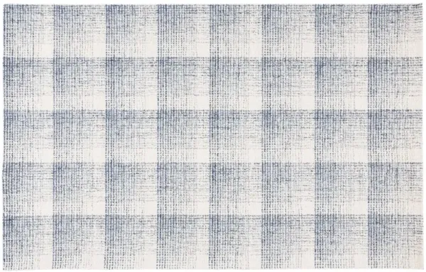 Junia Hand Tufted Rug, Ivory/Blue