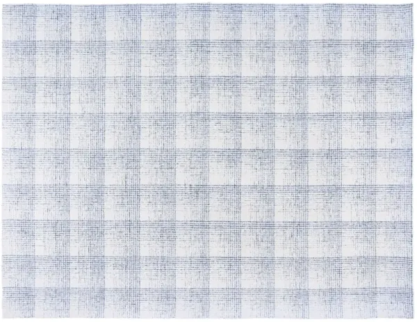 Junia Hand Tufted Rug, Ivory/Blue