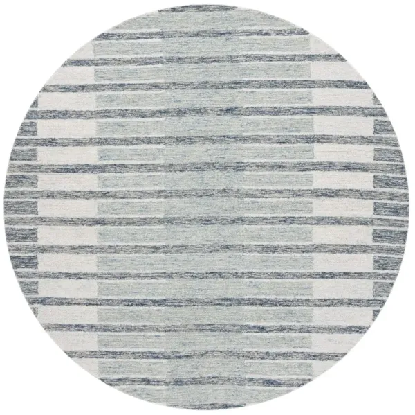 Jessa Hand Tufted Rug, Ivory/Blue