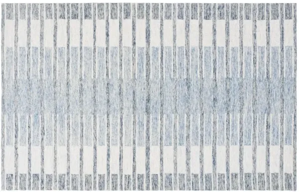 Jessa Hand Tufted Rug, Ivory/Blue