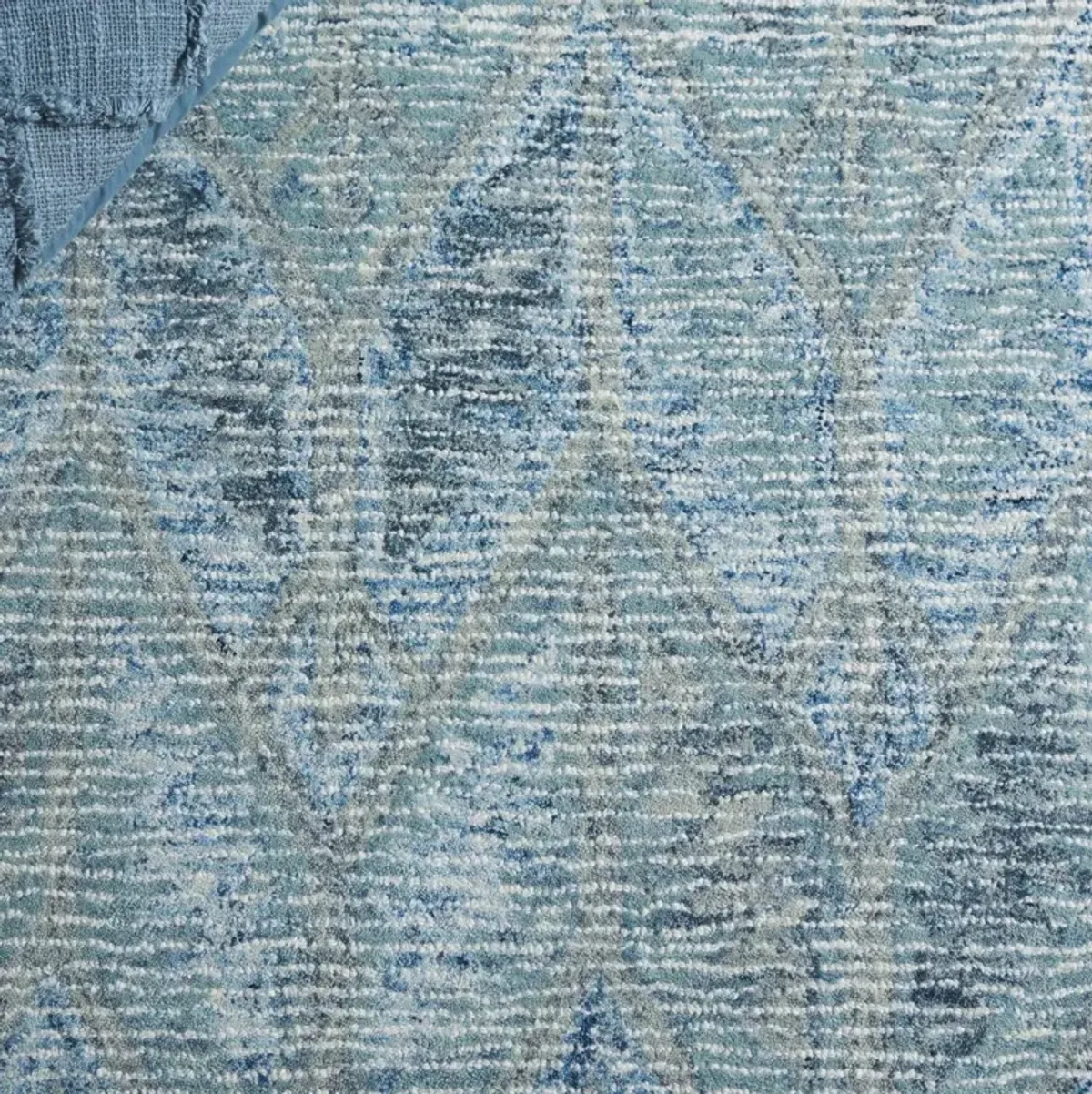 Irie Hand Tufted Rug, Light Blue