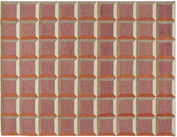 Hazel Hand Tufted Rug, Pink/Beige