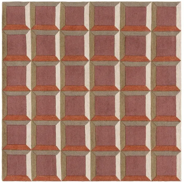 Hazel Hand Tufted Rug, Pink/Beige
