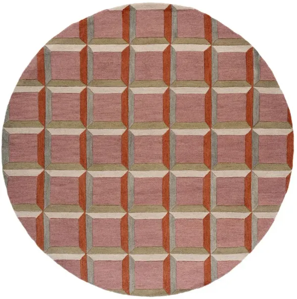 Hazel Hand Tufted Rug, Pink/Beige