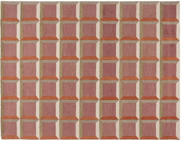 Hazel Hand Tufted Rug, Pink/Beige