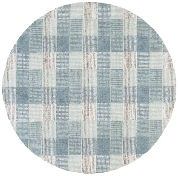 Cleo Hand Tufted Rug, Ivory/Blue