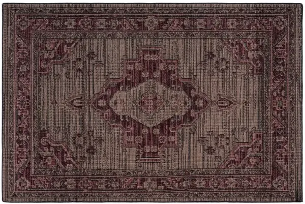Bliss Rug, Dark Beige/Burgundy