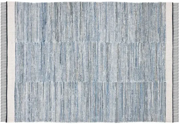 Gogo Hand Woven Rug, Blue