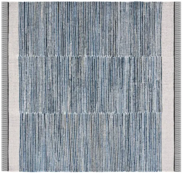 Gogo Hand Woven Rug, Blue