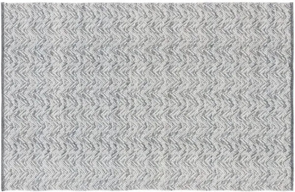 Clover Hand Woven Rug, Grey