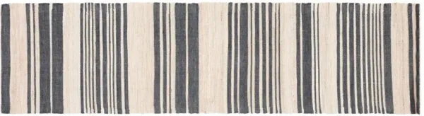 Bear Hand Woven Rug, Ivory/Charcoal