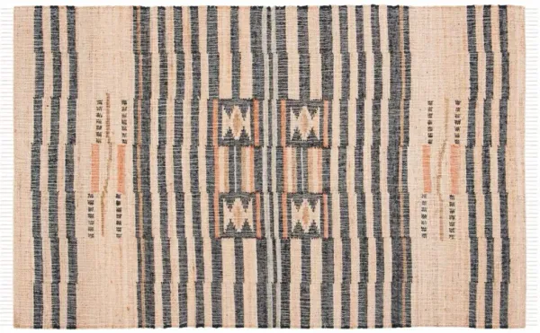 Salem Flatweave Rug, Natural/Black