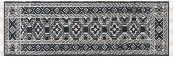 Kensington Flatweave Wool Rug, Black