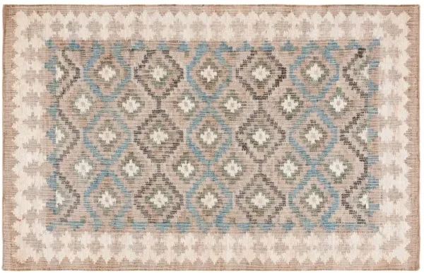 Kiki Flatweave Rug, Blue