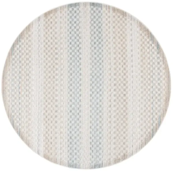 Stella Indoor/Outdoor Rug, Beige/Blue