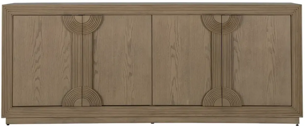 Areo 4-Door Sideboard - Brown - Gabby