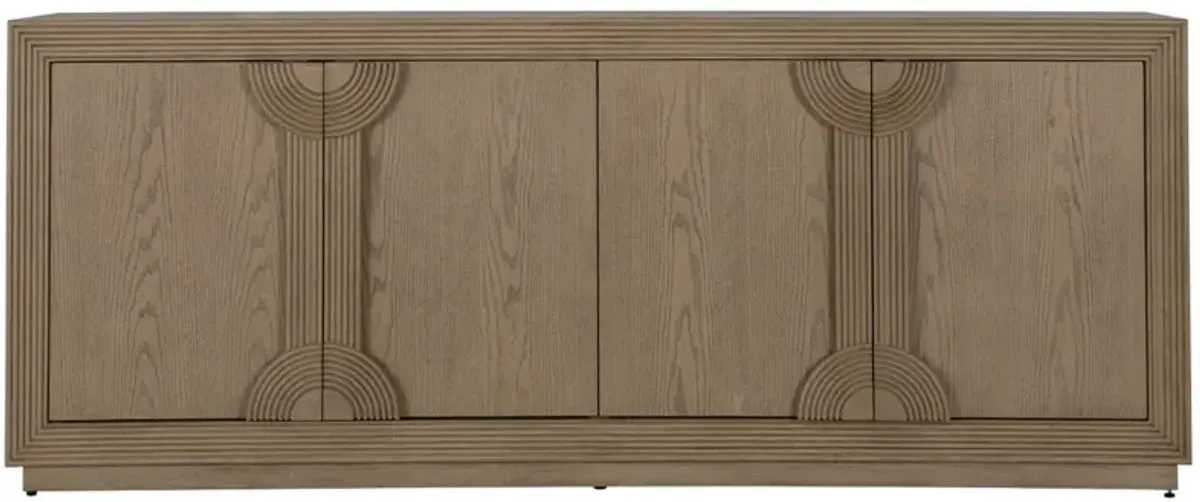Areo 4-Door Sideboard, Brown