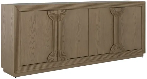 Areo 4-Door Sideboard - Brown - Gabby