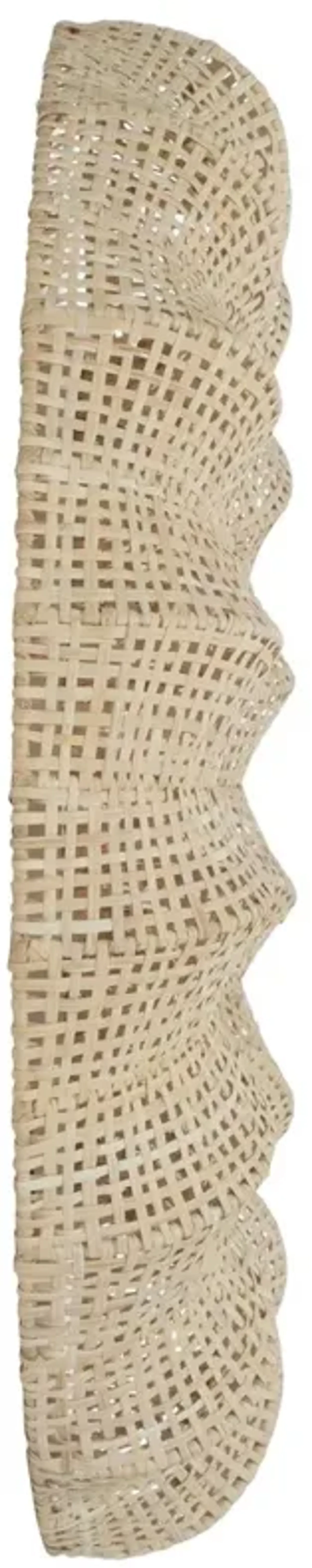 Delilah Round Rattan Wall Mirror