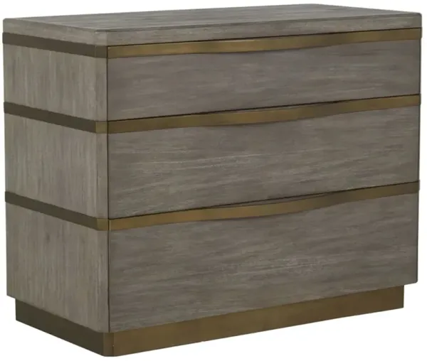 Gillespie 3-Drawer Chest, Gray