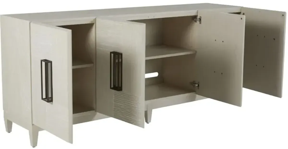 Tilden 4-Door Cabinet, White