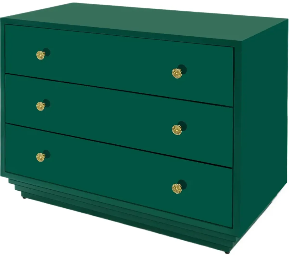 Georgia 3-Drawer Chest - Bunny Williams Home - Green