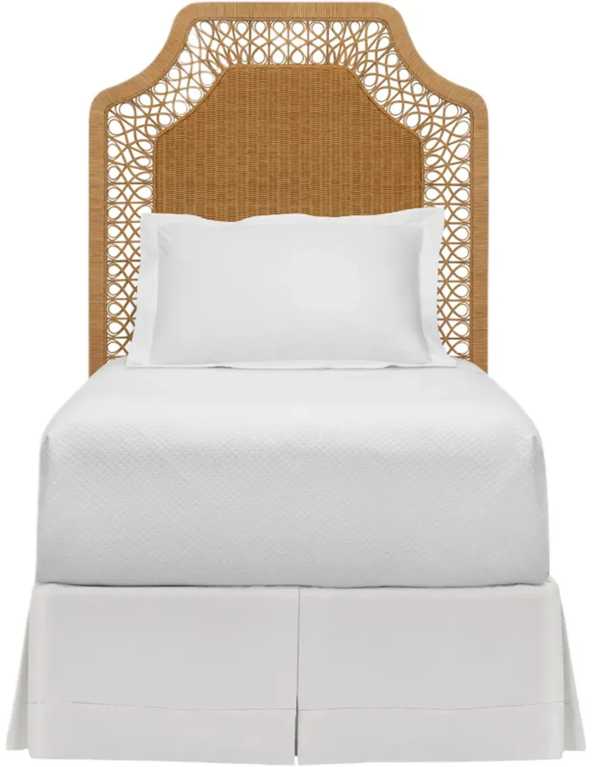 Adair Rattan Headboard - Natural - Bunny Williams Home - Beige