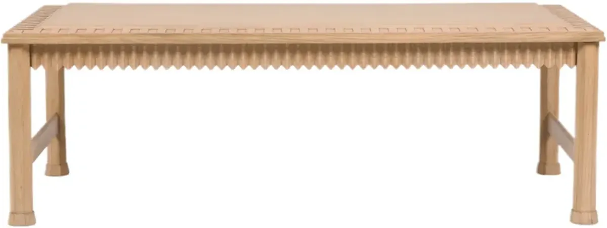 Inez Oak Coffee Table, Natural