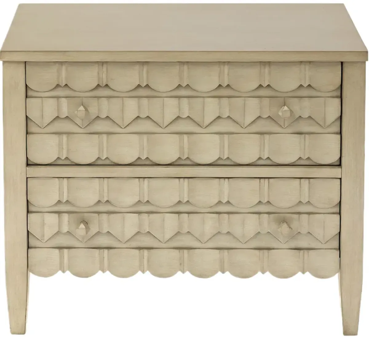 Scallop Chest - Gray Mahogany - Bunny Williams Home