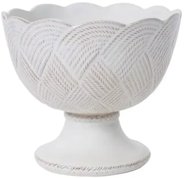 Le Panier Mystic Knot Footed Bowl - Whitewash - Juliska