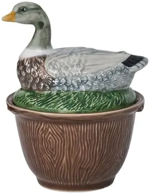 Forest Walk Duck Bowl with Lid - Juliska - Multi