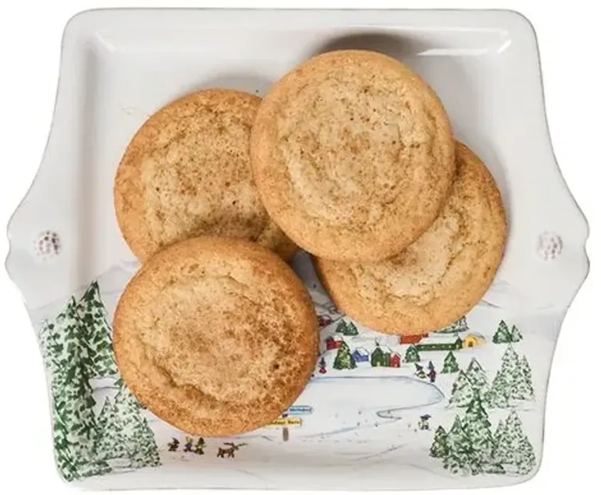 Berry & Thread North Pole 10" Cookie Tray - Juliska - Multi