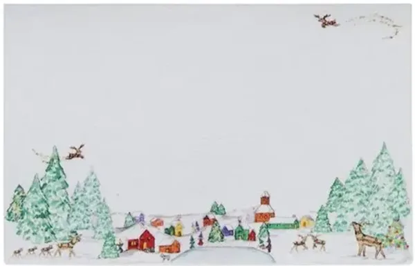 Set of 12 Berry & Thread North Pole Place Cards - Juliska - Multi