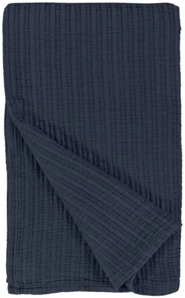 Chatham Matelasse - Pom Pom at Home - Blue