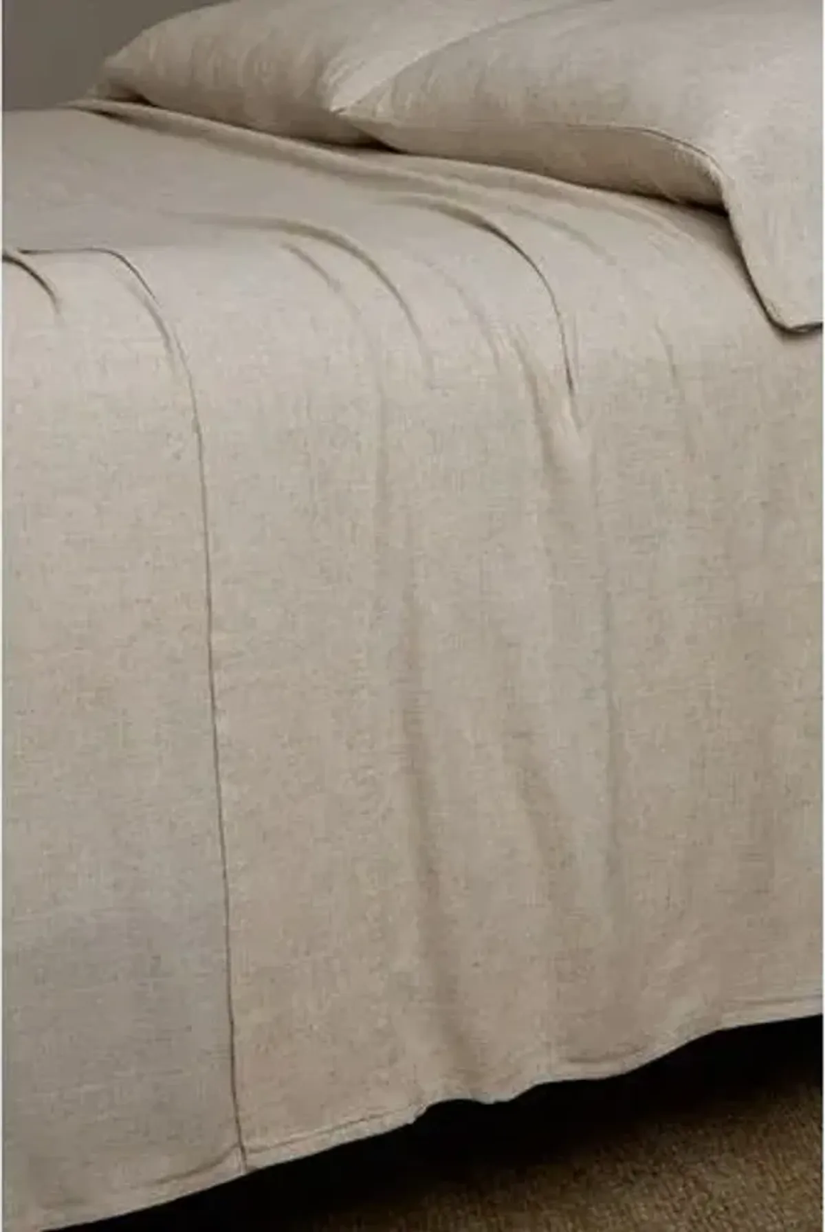 Bamboo/Linen Blend Sheet Set - Pom Pom at Home - Beige, 300 Thread Count, Egyptian Cotton Sateen, Soft and Luxurious