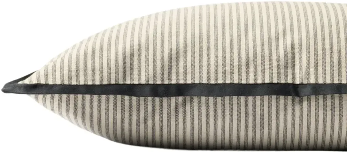 Sullivan 13x21 Pillow, Natural/Black