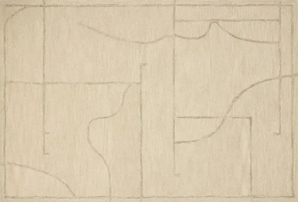 Barrow Rug, Ivory/Taupe