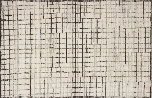 Bleecker Rug, Ivory/Charcoal