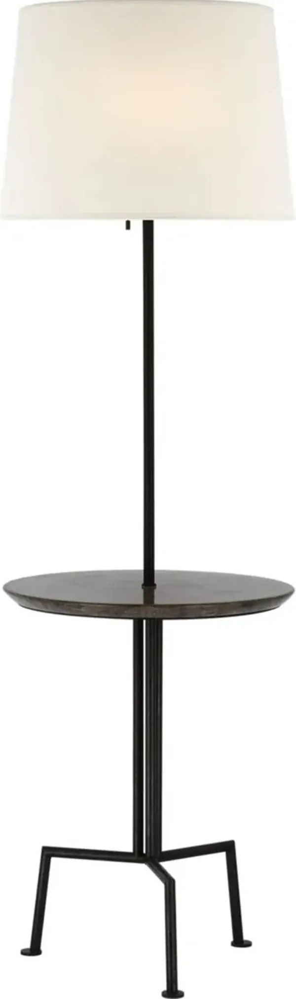 Visual Comfort - Tavlian Large Tray Table Floor Lamp - Black