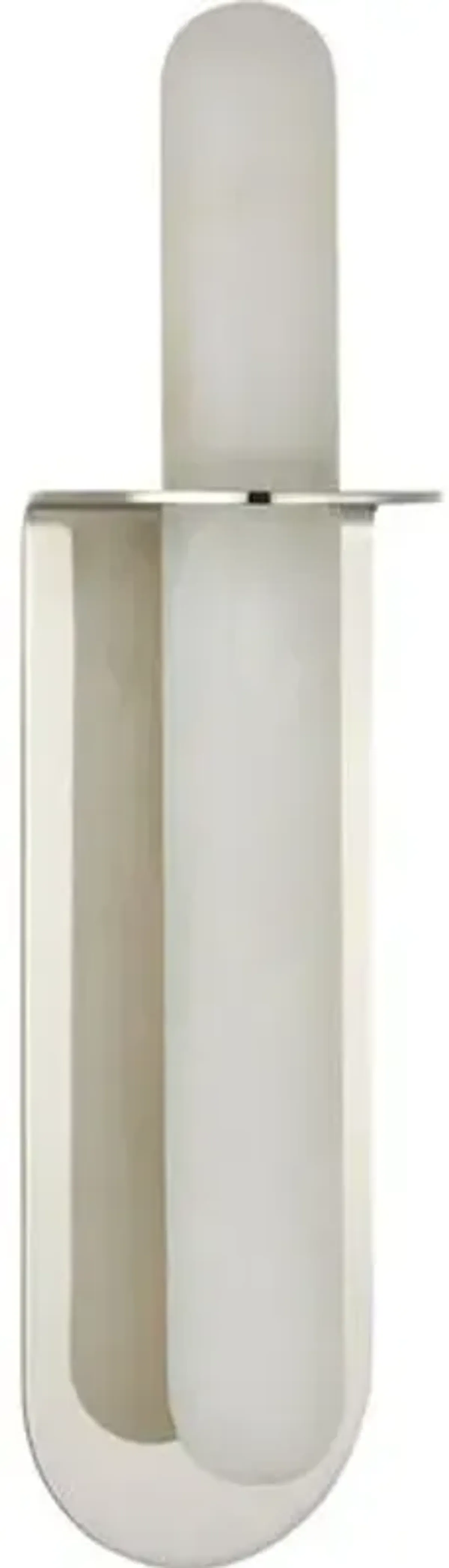 Visual Comfort - Fosse Alabaster Oval Sconce - Silver