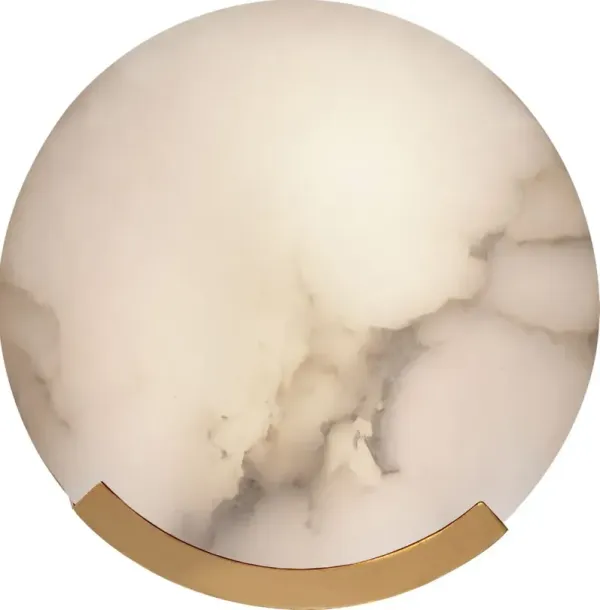 Visual Comfort - Melange Alabaster Sconce - Gold