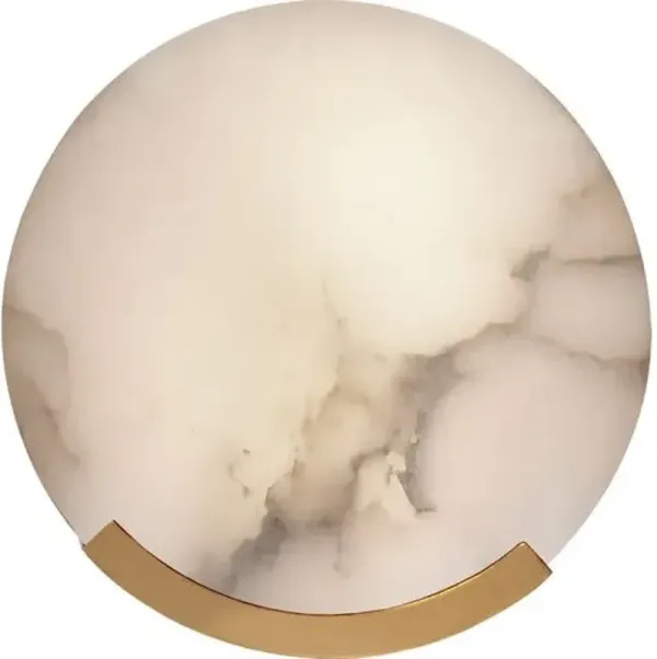 Visual Comfort - Melange Alabaster Sconce - Gold