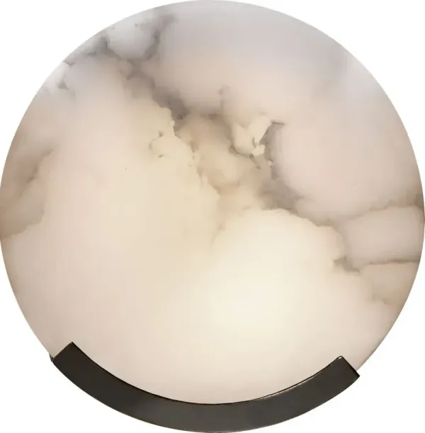 Visual Comfort - Melange Alabaster Sconce - Brown