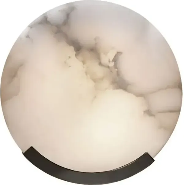 Visual Comfort - Melange Alabaster Sconce - Brown