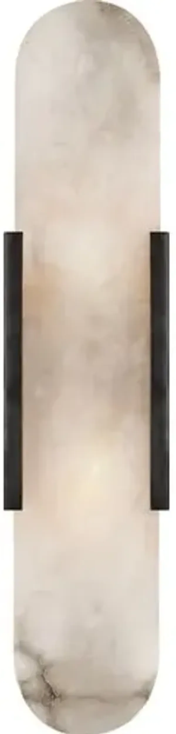 Visual Comfort - Melange Alabaster Elongated Sconce - Brown